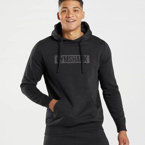 Gymshark Mens BLOCK HOODIE Black XL